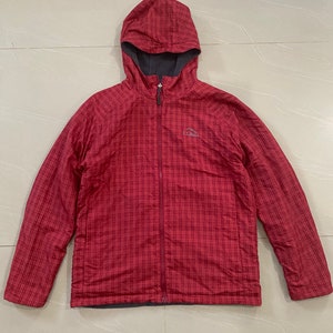 Rare LL Bean Reversible Hoodie Jacket Small Size ll bean jacket