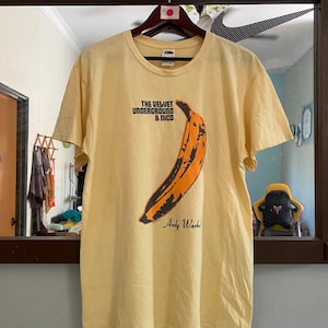 Vintage Art Andy Warhol Fruit Of The Loom Tshirt