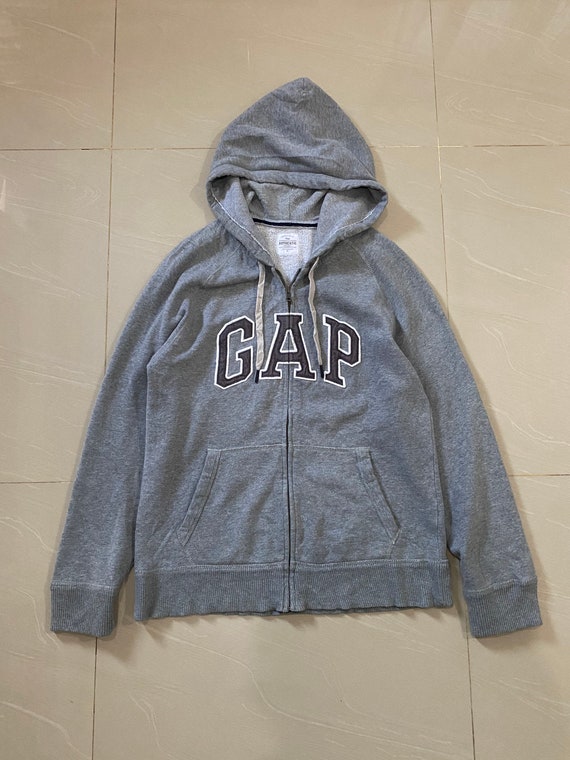 Vintage Gap Ziper Hoodie Big Logo Small Size Jumper Rare Gap Vintage Gap Ziper Hoodie Big Logo Small Size Jumper Rare Gap