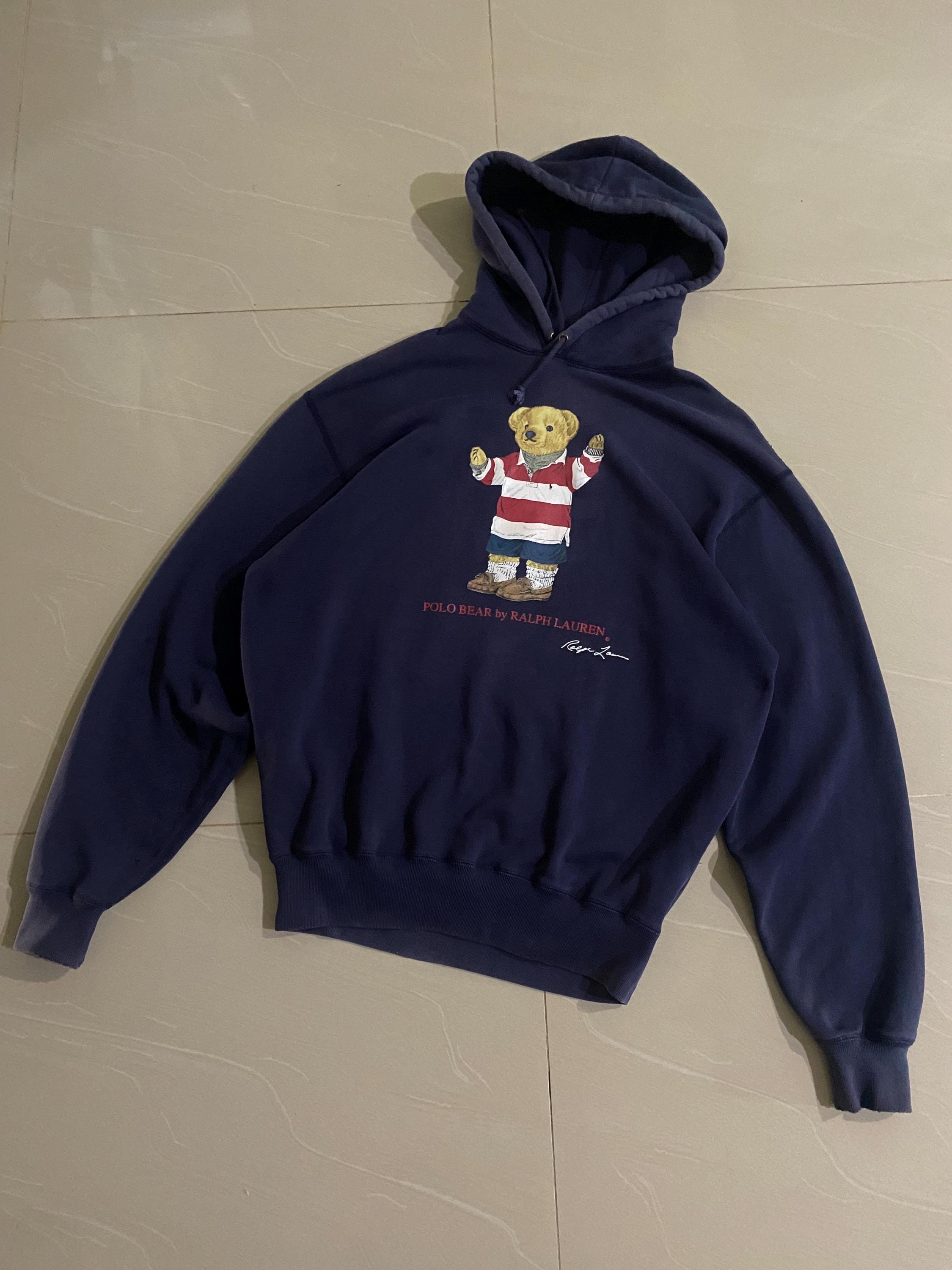 Vintage Rare 90s Polo Bear by Ralph Lauren Hoodie L Size Vintage Rare 90s Polo Bear by Ralph Lauren Hoodie L Size
