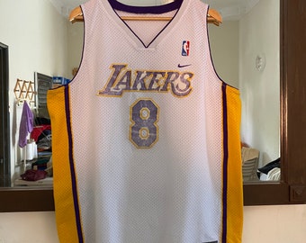 Vintage Kobe Bryant Los Angeles Lakers Jersey 8 Men L Reebok Swingman