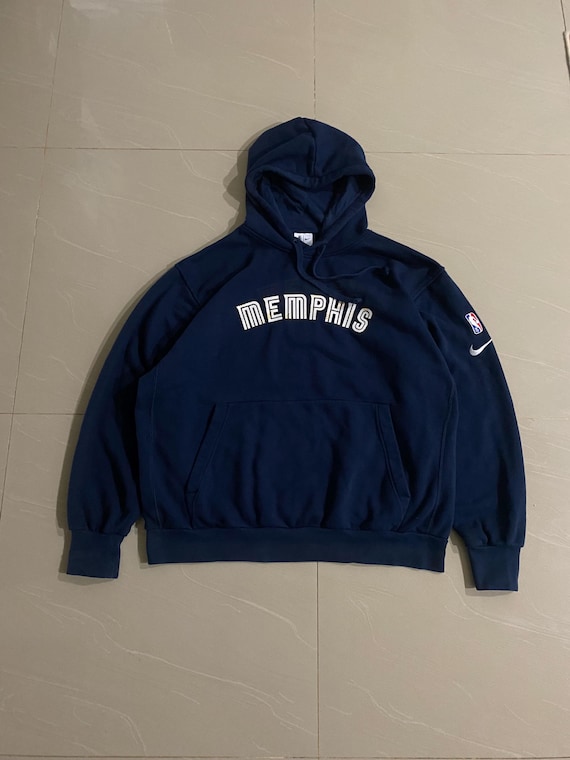 Vintage NBA NIKE Memphis Hoodie XL Size UK