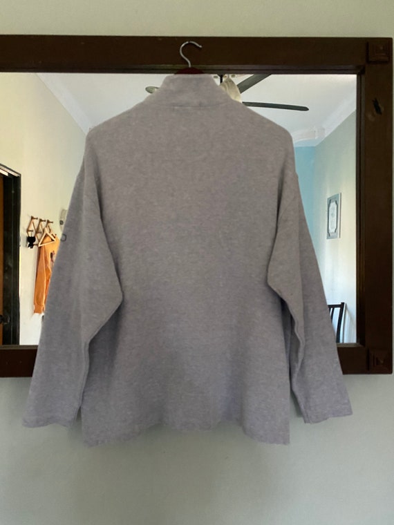 Vintage Kenzo Golf Sweatshirt Half Zip Large Size… - image 5