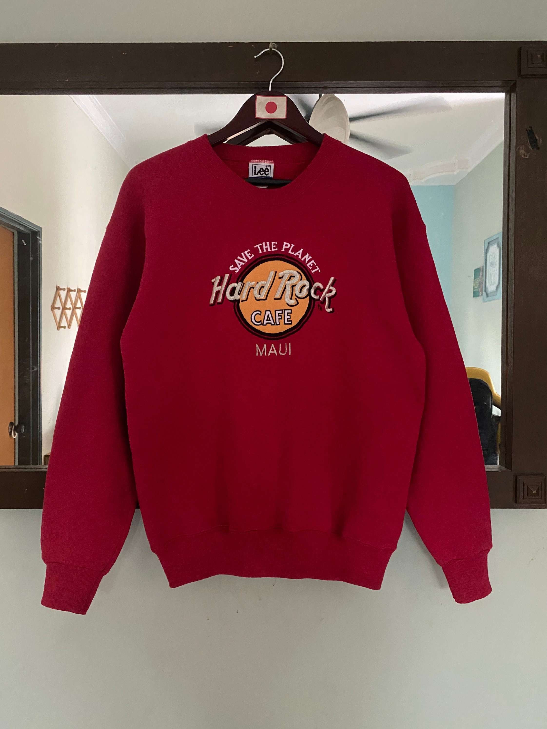 Vintage 90s Hard Rock Cafe Maui Embroidery Big Logo Large Size - Etsy