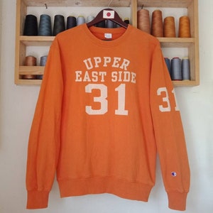 Vintage Champion Sweater Sweatshirt Big Logo Large Size Jumper.