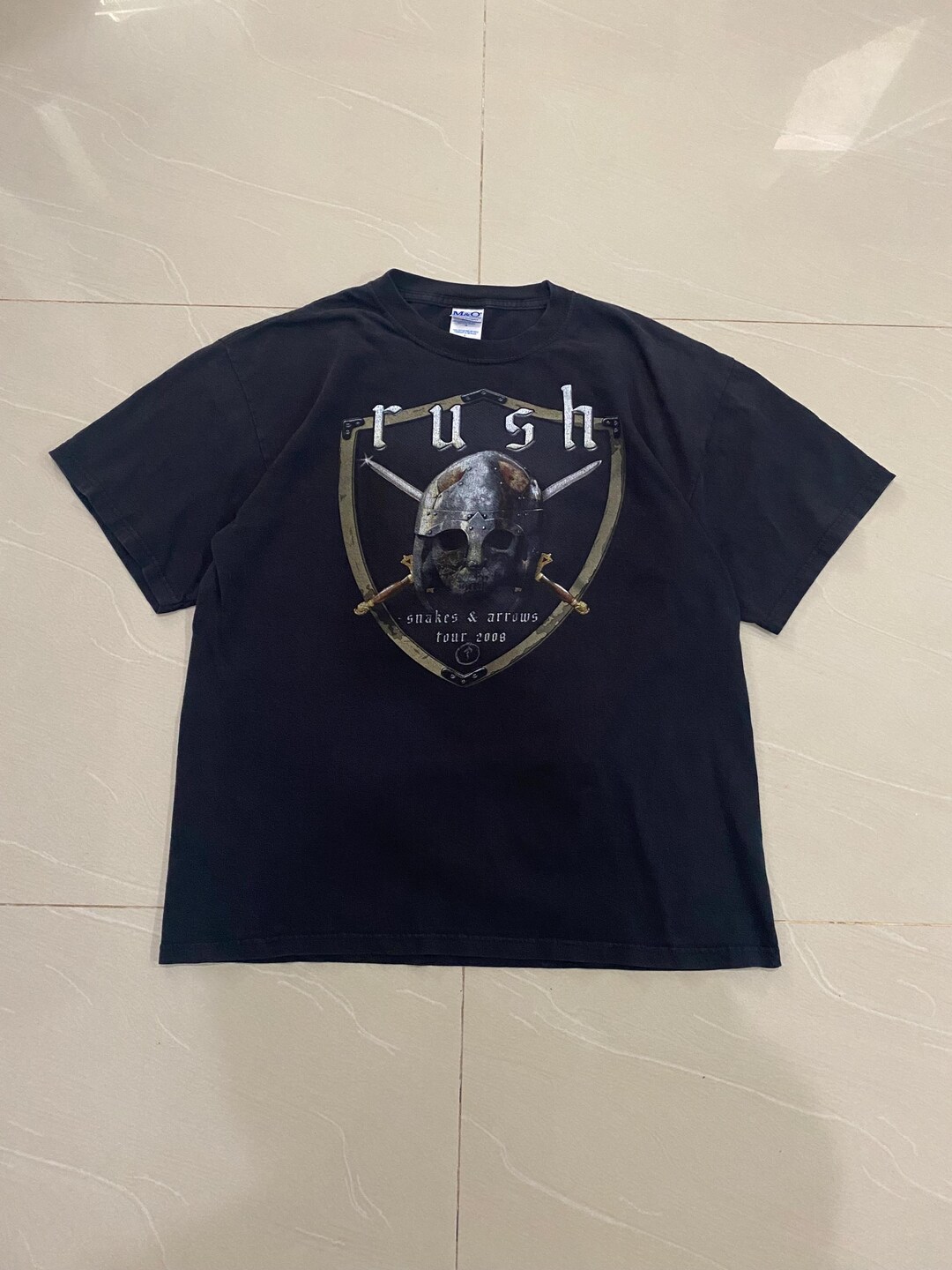 Vintage Y2k Rush Snakes Arrows Tour Tee Large Size - Etsy