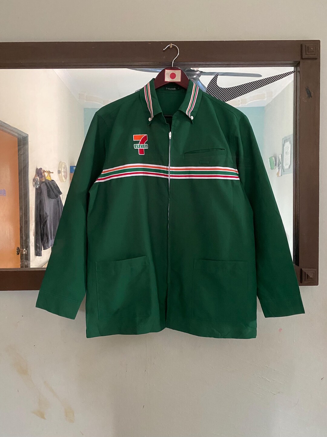 Vintage 7-eleven Ziper Shirt L Size Workers Shirt - Etsy