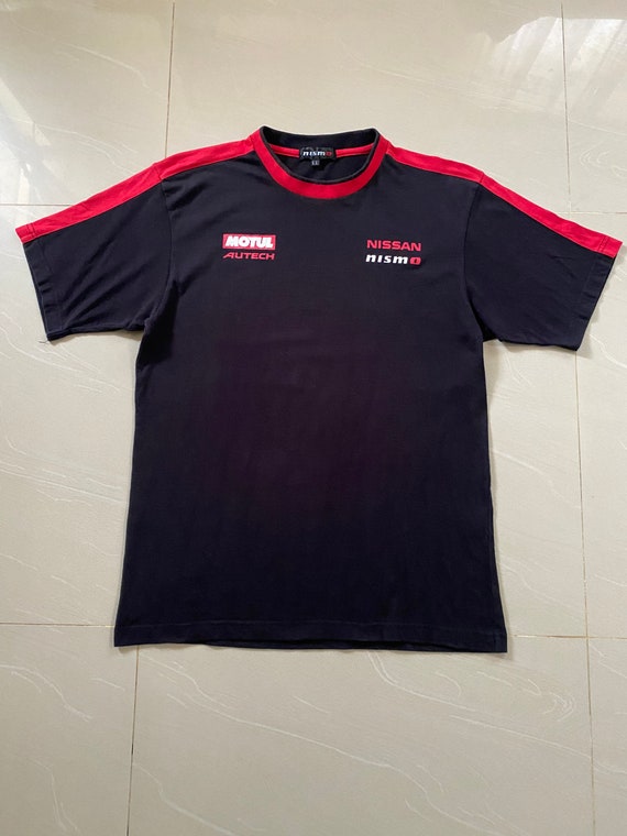 Vintage Nissan Nismo Motul Autech Racing Tshirt Large Size Nissan