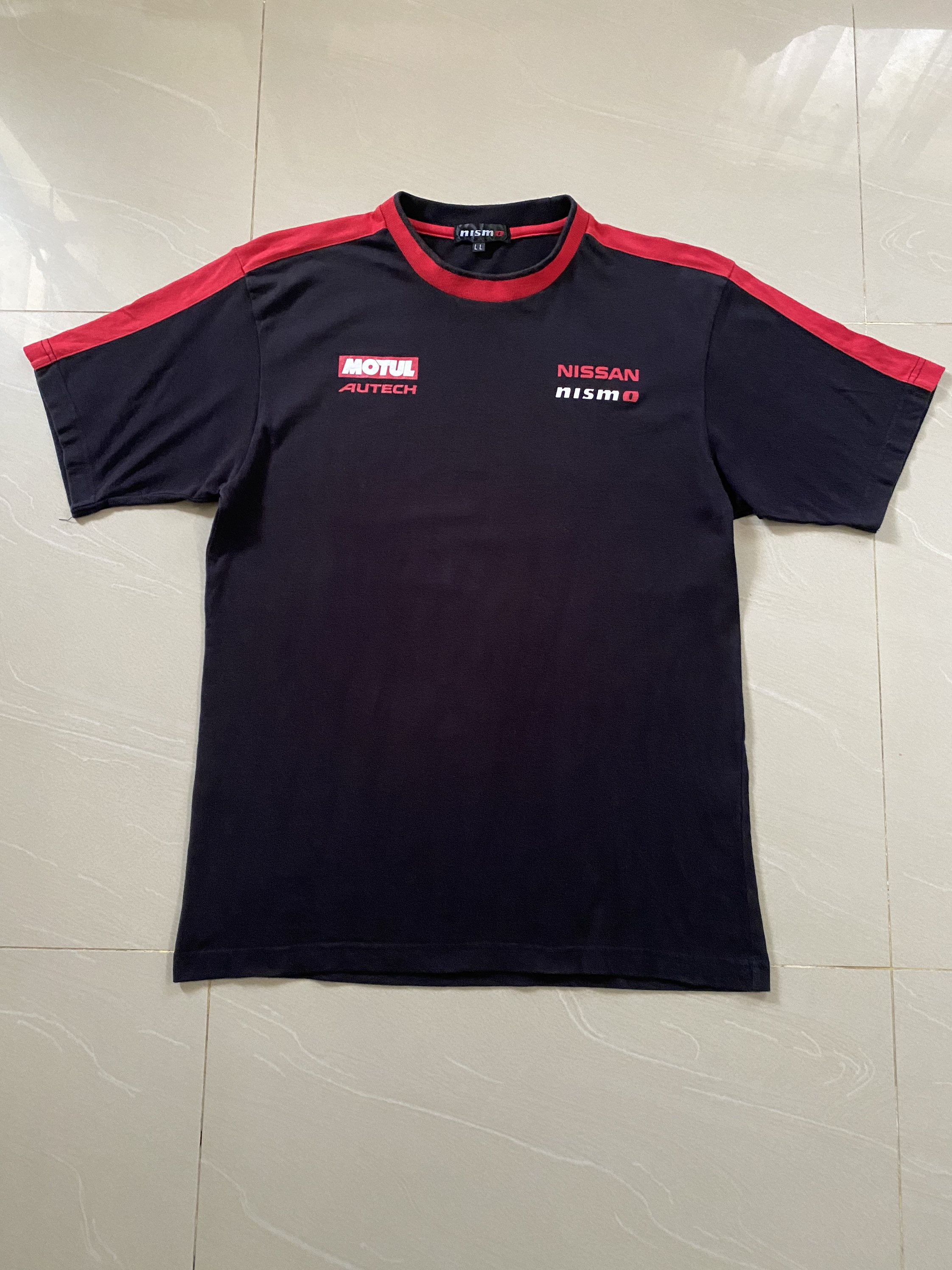 Vintage Nissan Nismo Motul Autech Racing Tshirt Large Size