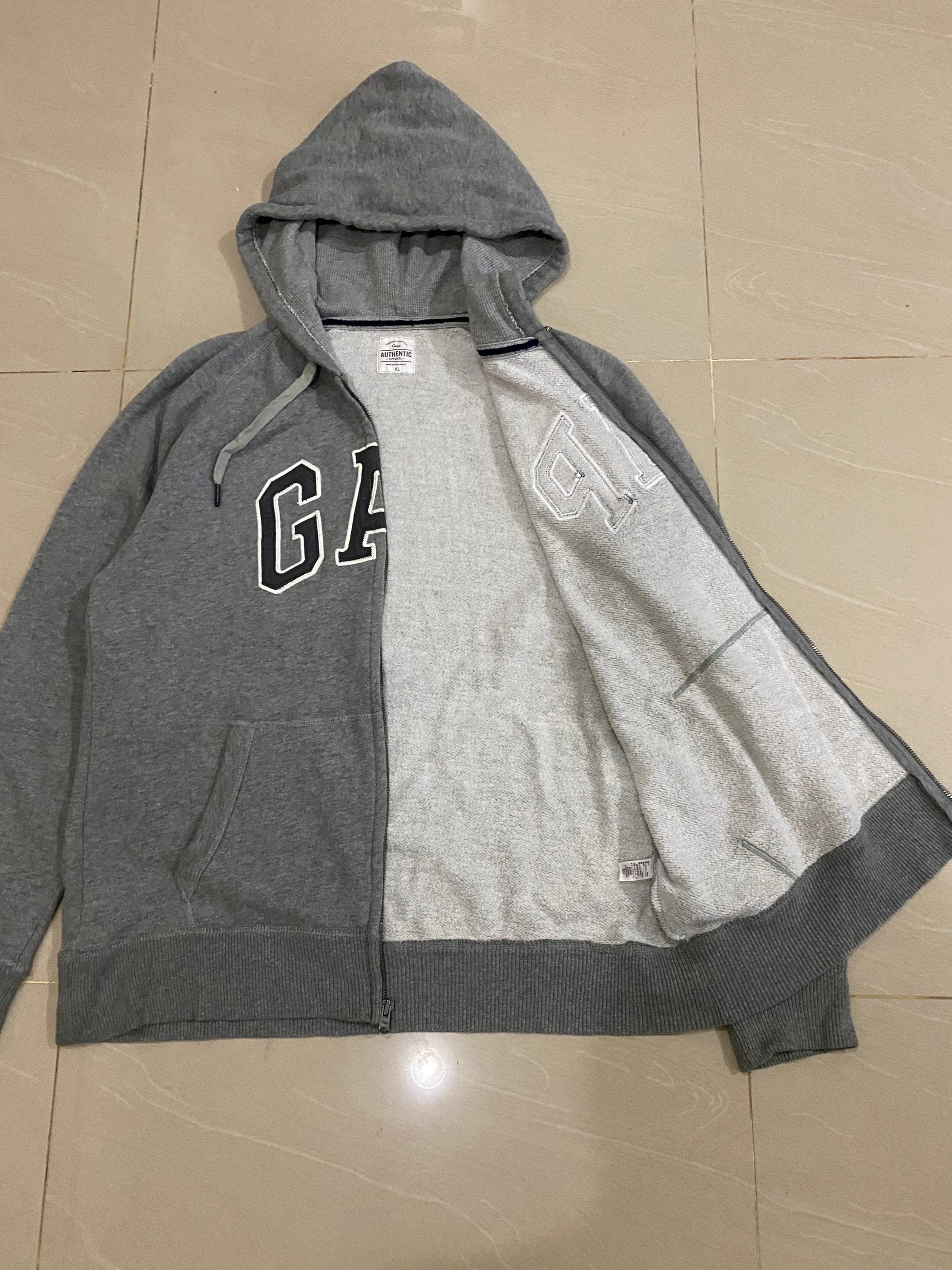 Vintage Gap Ziper Hoodie Big Logo XL Size Gap Sweater - Etsy