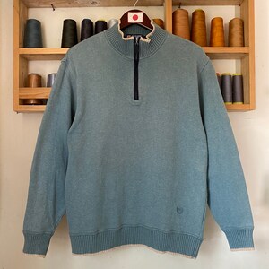 Vintage Chaps Ralph Lauren Half Zip Sweatshirt Large Size Jumper