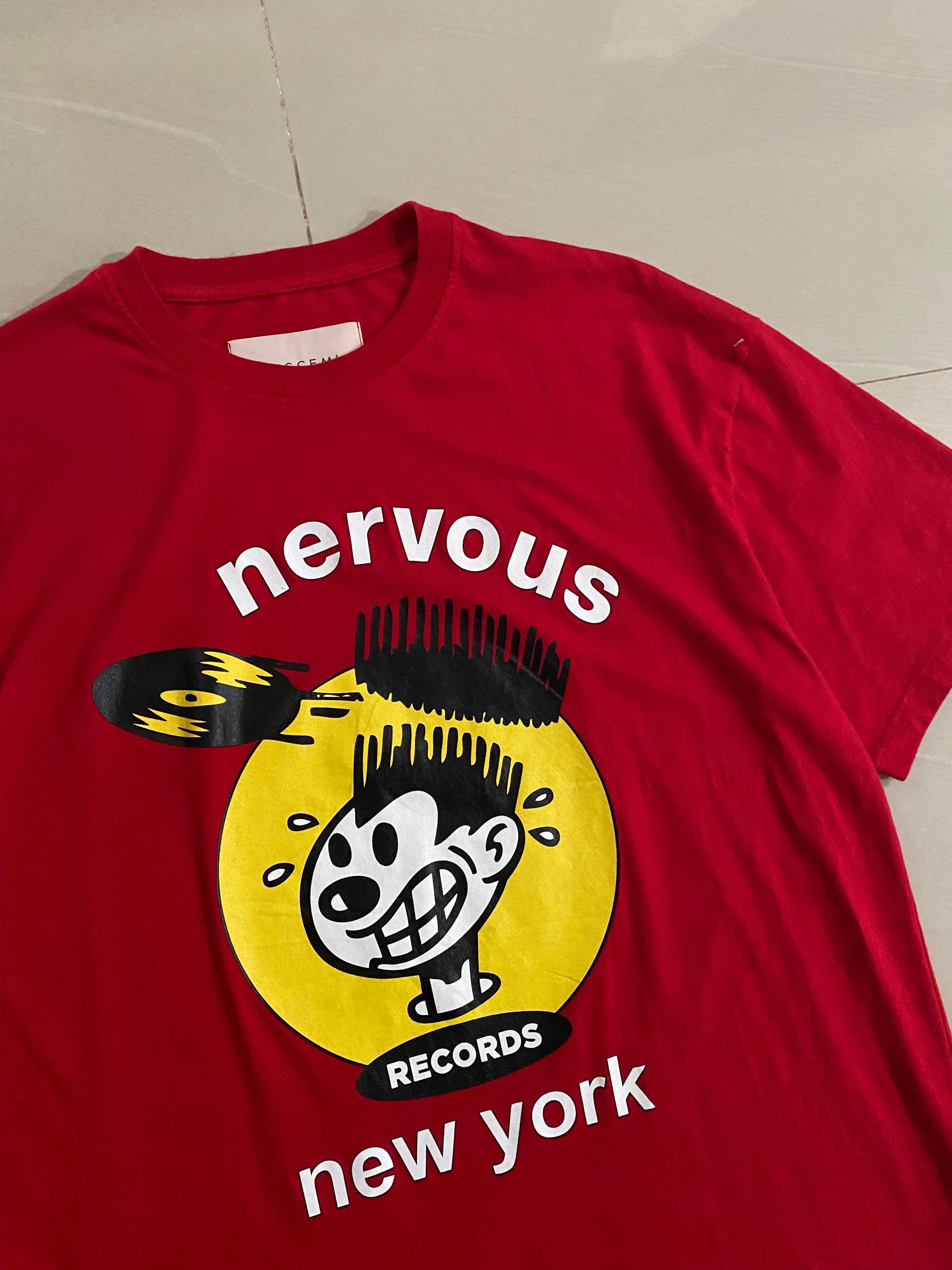 レア 90s nervous records Tシャツ Rare Nervous Records New York Buscemi Tshirt Hip Hop Rep Tees New