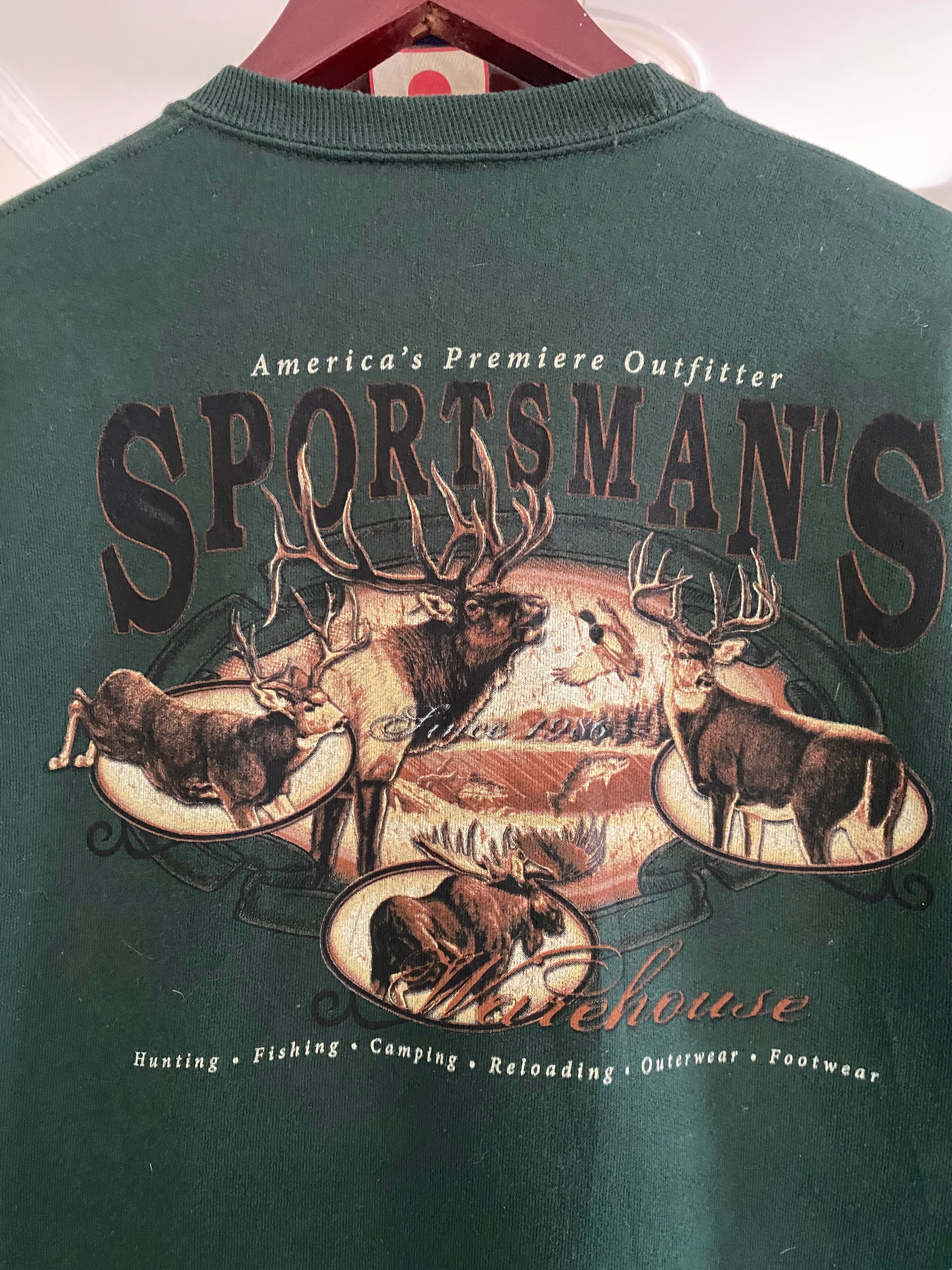 Rare Jerzees Sportsmans Warehouse Sweatshirt Small Size - Etsy