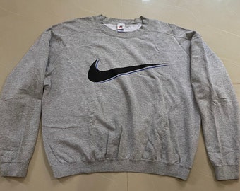 Sudadera Nike vintage con logo grande, talla grande, talla grande