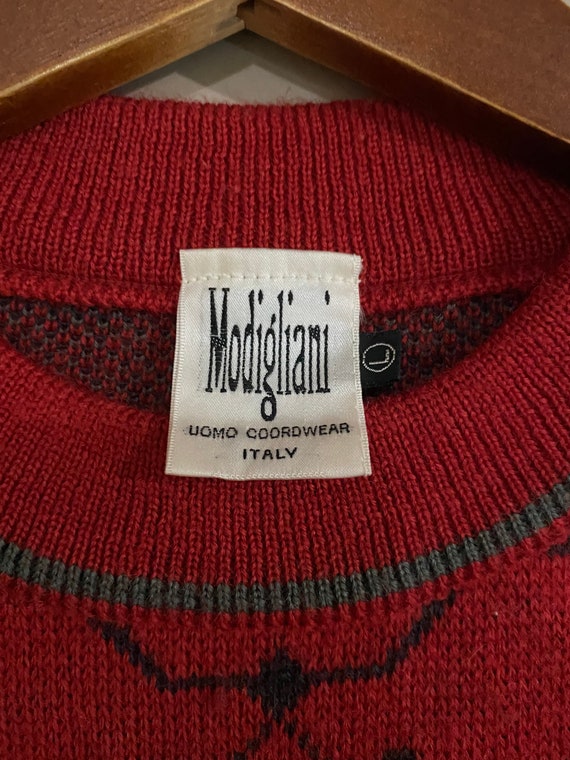 Rare Modigliani Uomo Cordwear Italy Knit Wear Sweater Large Rare Modigliani Uomo Cordwear Italy Knit Wear Sweater Large