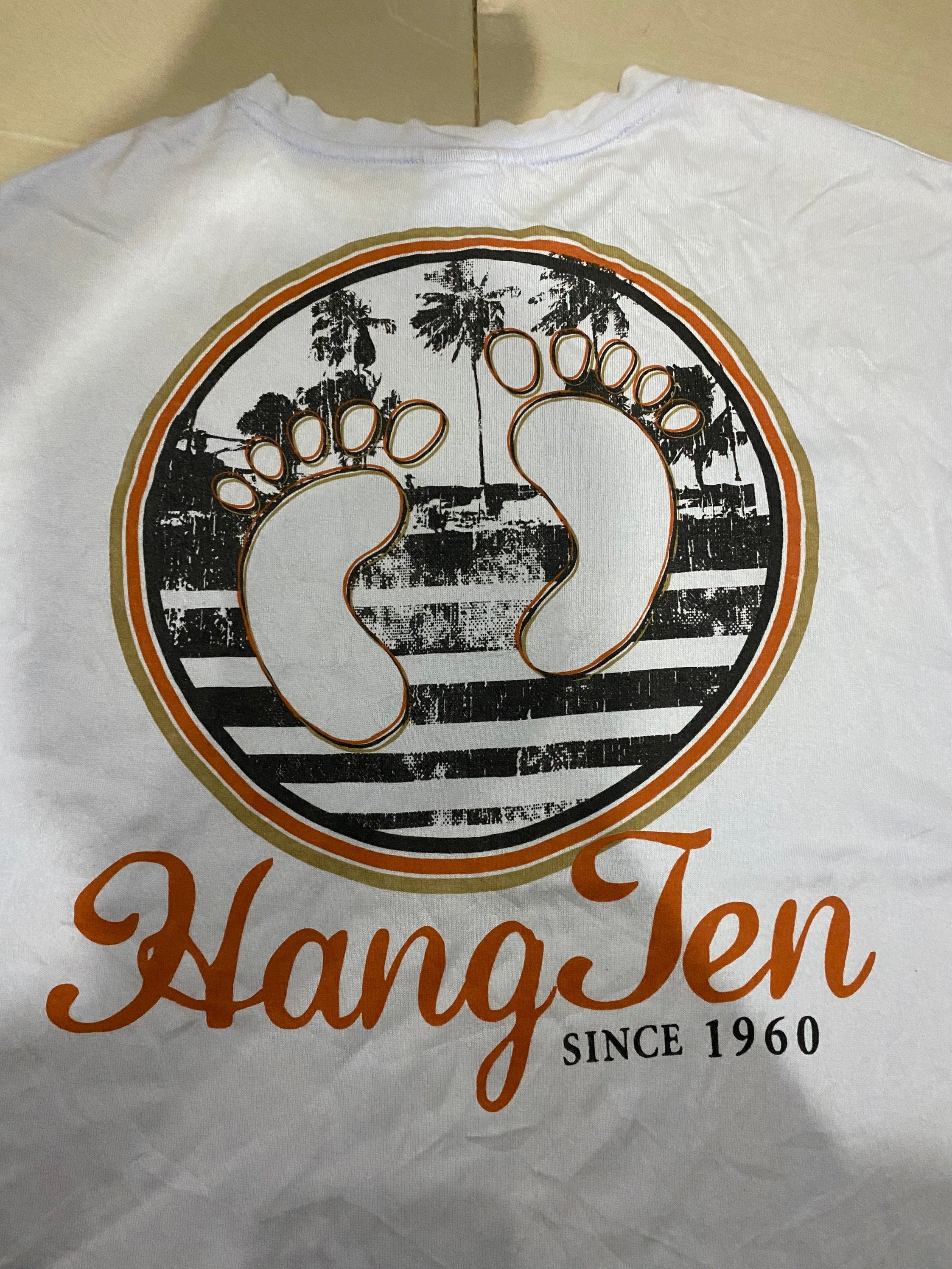 ビンテージ ハンテン 希少サイズ　ロゴTシャツ デカロゴ 両面ロゴ ブラック ハンテン tシャツの通販