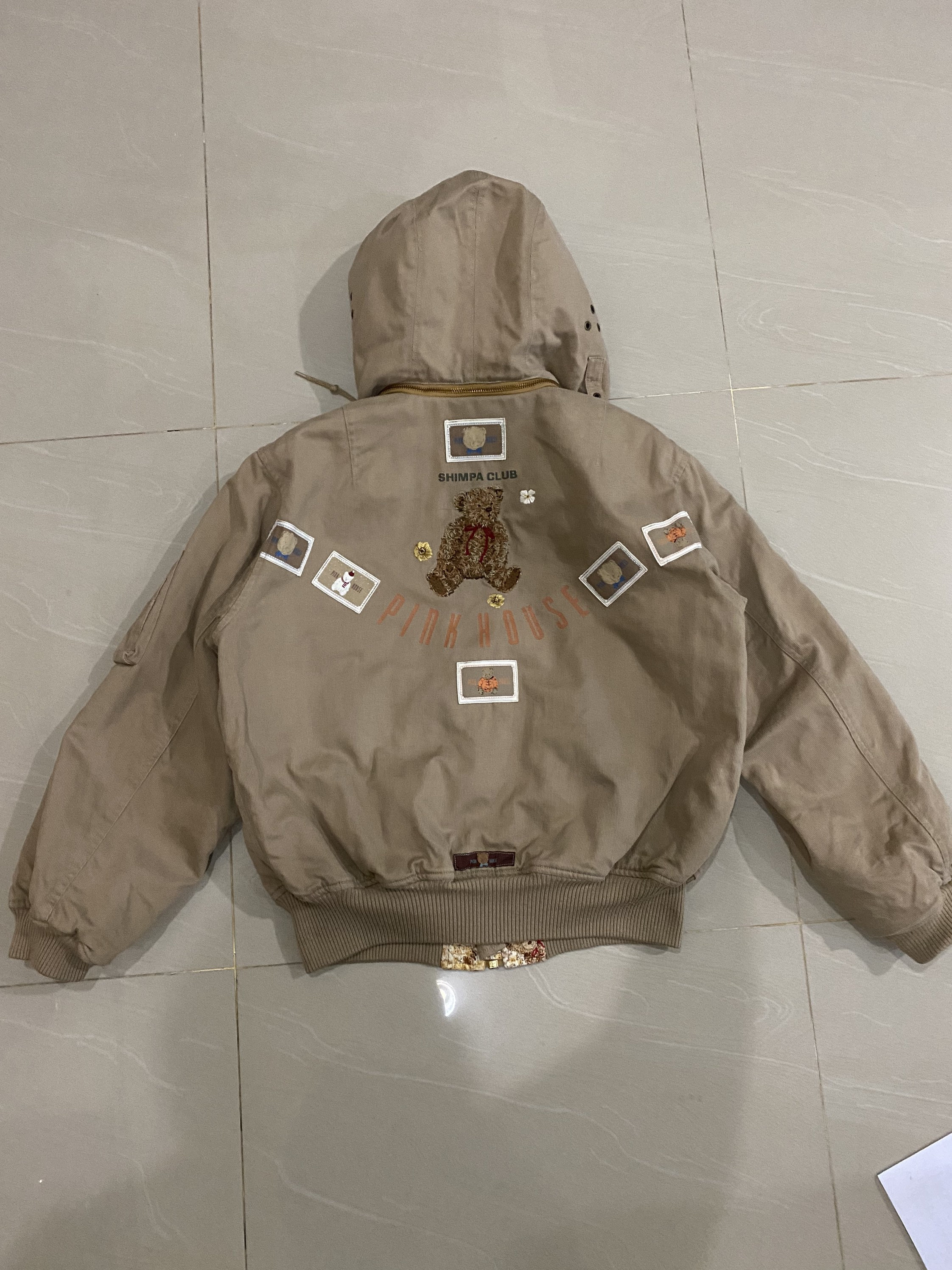 Rare Pink House Shimpa Club Bomber Style Jacket Madium Size Japan 