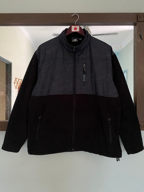 Vintage New Balance Fleece Ziper Jacket XL Size Etsy