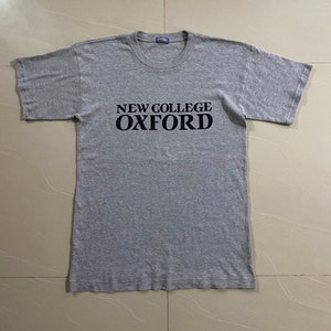 Rare New College Oxford Tshirt Big Logo L Size