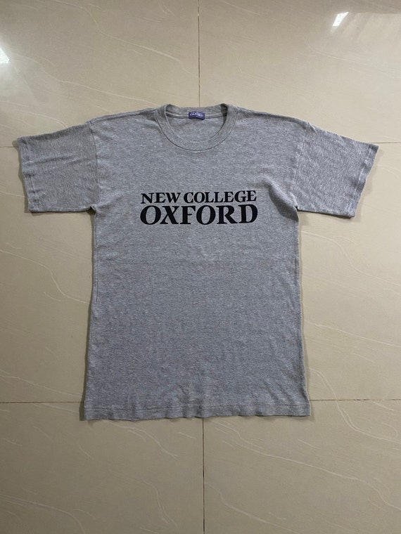 Rare New College Oxford Tshirt Big Logo L Size - Gem