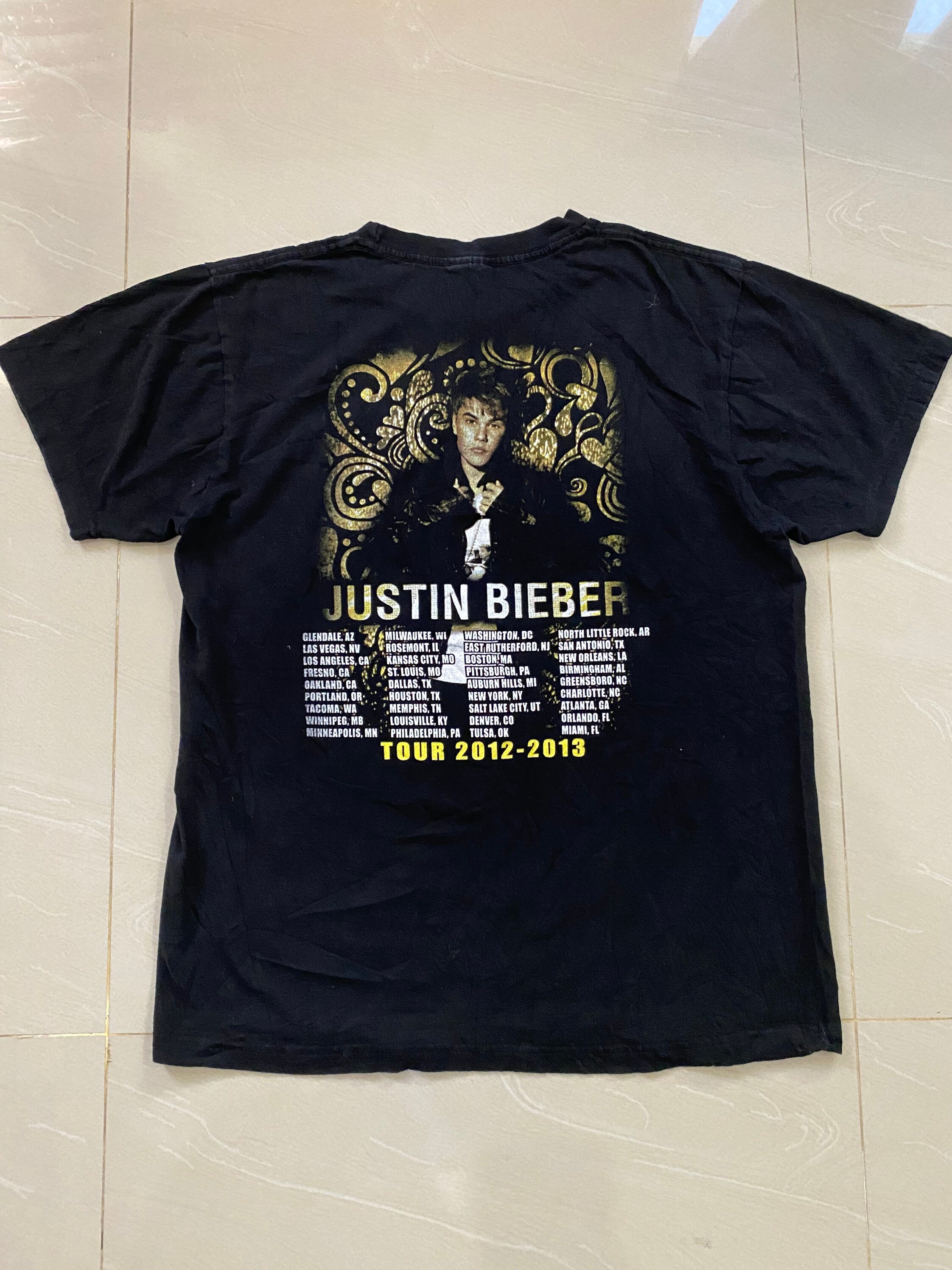 ジャスティン・ビーバー ビリーブ ツアー Tシャツ ツアー T ジャスティン・ビーバー ビリーブ ツアー Tシャツ ツアー T