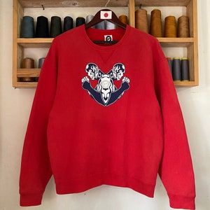 Rare Time r Sweatshirt Band Tees Seisui Big Logo Large Size