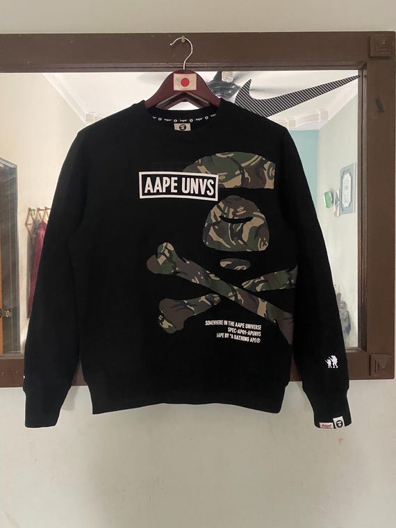 ヴィンテージ Aape Unvs By A Bathing Ape Apunvs レア スウェット