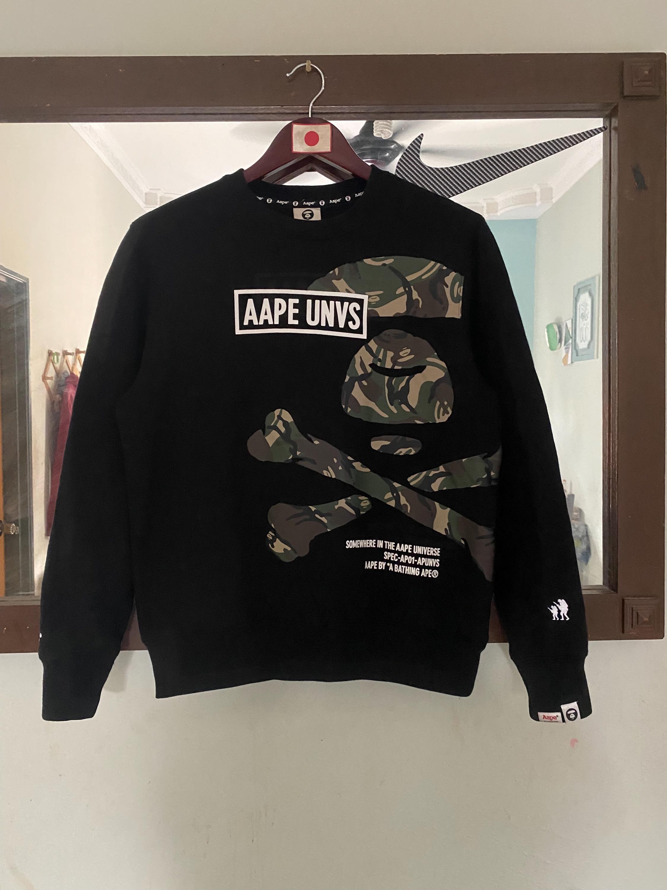 ヴィンテージ Aape Unvs By A Bathing Ape Apunvs レア スウェット 
