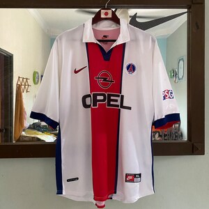 psg x nike 2005 soccer jersey condition 9//10 navy & red medium default//  see last slide r600