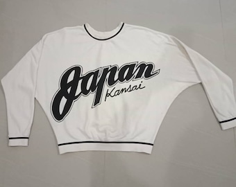 Super Rare!!! Vintage 80s Kansai Japan Big Logo Large Size.