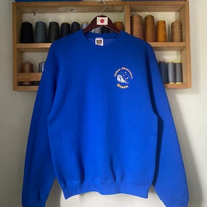 Vintage Rare Fruit of Loom Clifton Elementary Sweatshirt Usa Medium Size Jumper