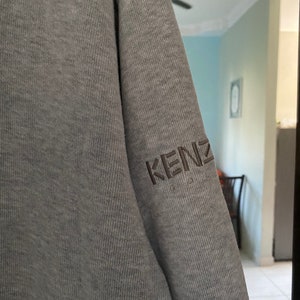 Vintage Kenzo Golf Sweatshirt Half Zip Large Size kenzo Sweater image 3