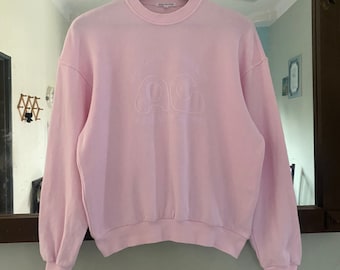 Vintage Courreges Sweatshirt Embroidery Big Logo Small Size