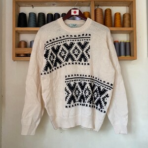 Vintage Krokodil Strick Wear Sweatshirt Große Größe Pullover