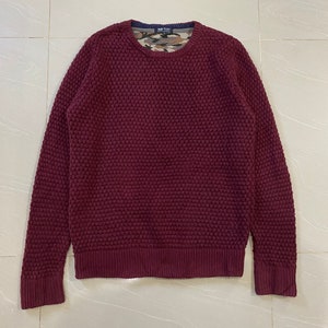Rare Bems Heart Knitwear Sweater Medium Size Jumper