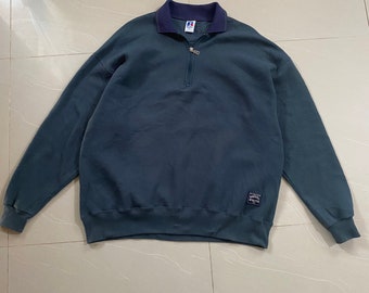90s RUSSELL ATHLETIC ナイロン ハーフジップ XL A71 90s RUSSELL ATHLETIC ナイロン ハーフジップ XL A71 90's〜 Russell