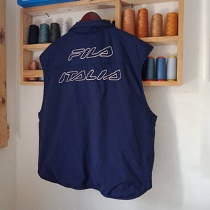 Fila Italia västjacka med stor logotyp, stor storlek. bild 4