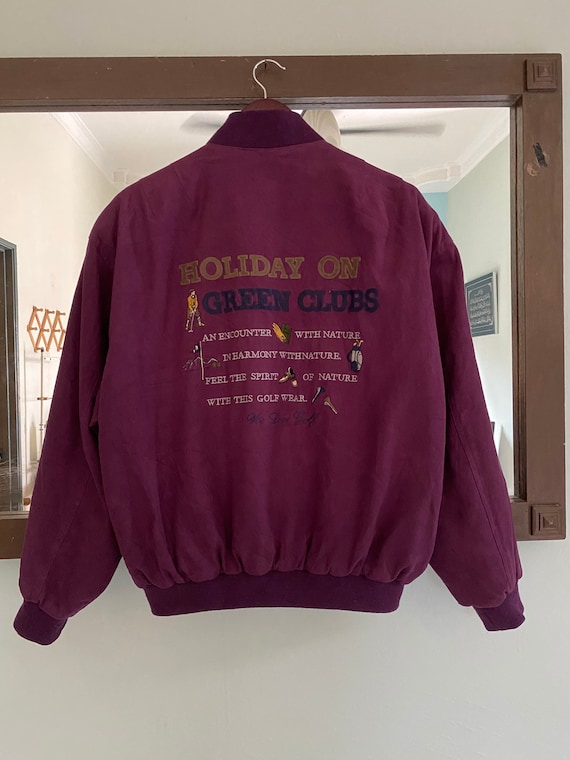 Green Clubs Hollday on Jacket Golf Jacket XL Size - Etsy