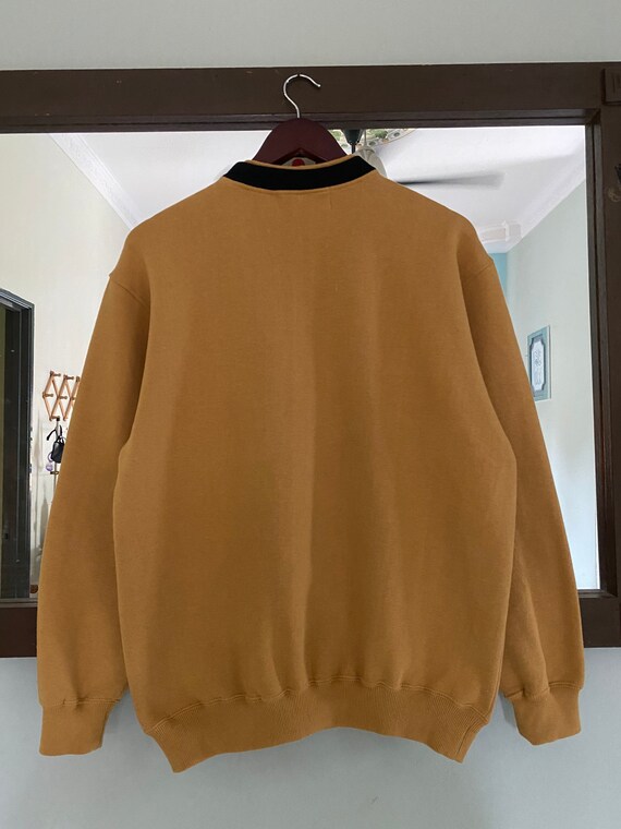 Vintage Rudolph Valentino Sweatshirt Embroidery Big Logo Medium