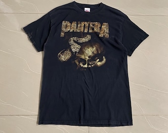 Vintage 90's Pantera White Zombie Hardcore Rock Tshirt Medium