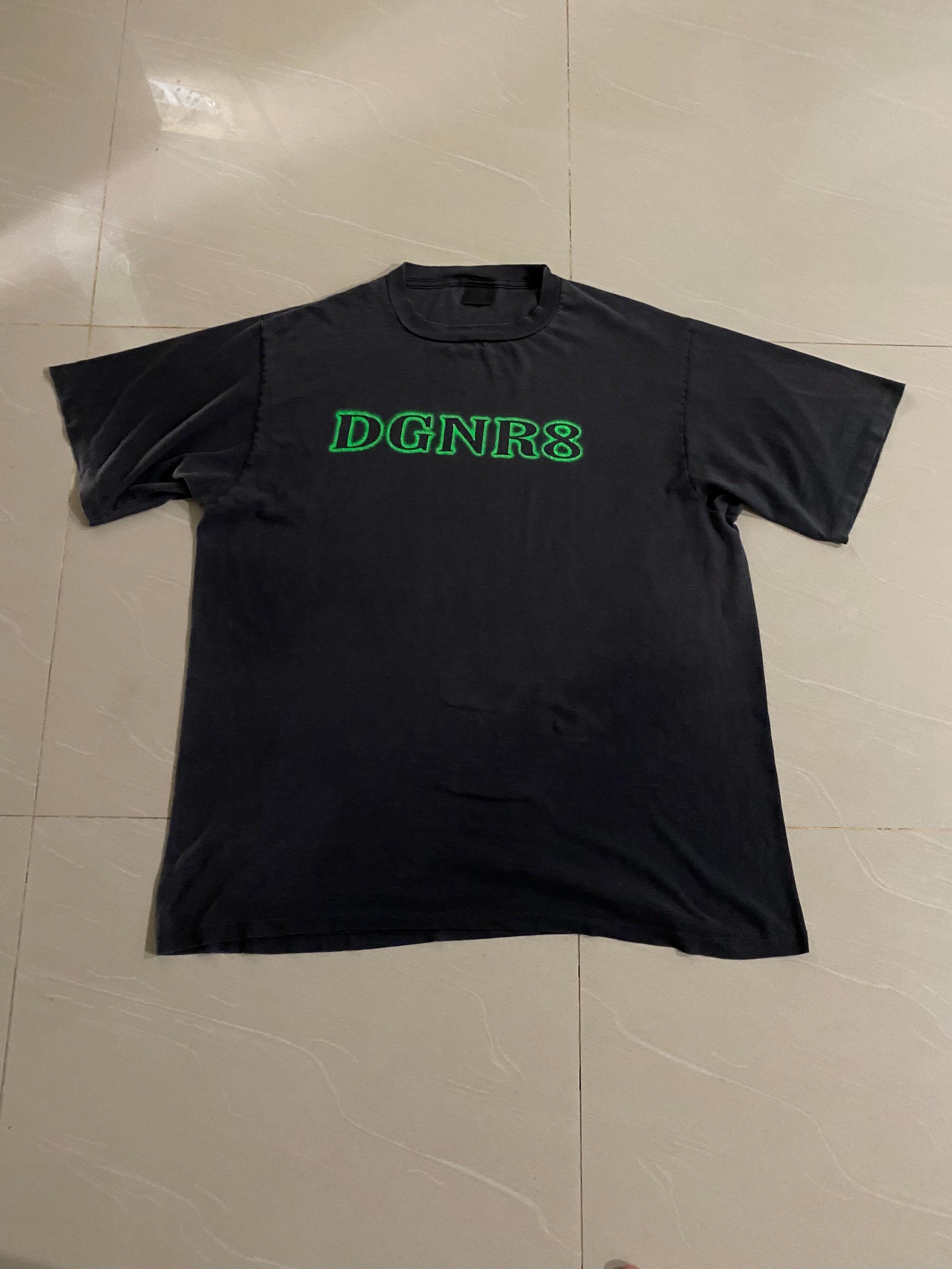 Vintage 90s Alstyle Faded Black Tshirt Mens D Generation X DGNR8