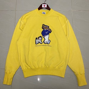 Vintage The Box by Box Bears Sweatshirt Produced by The Box Co.Ltd Japan Medium Size
