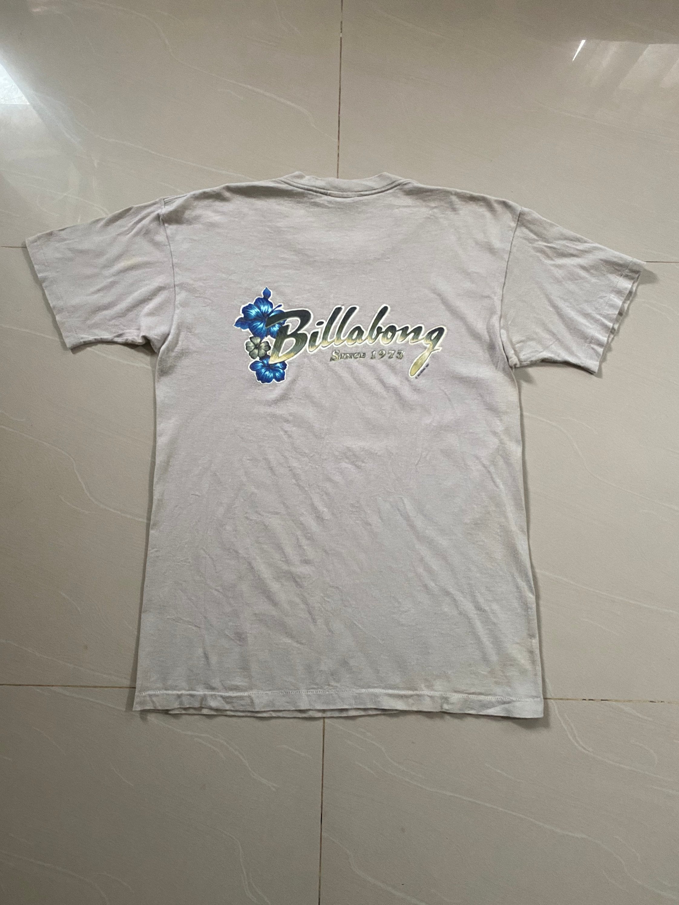 Vintage 90s Billabong Tshirt Medium Size 1997 Singlestotch