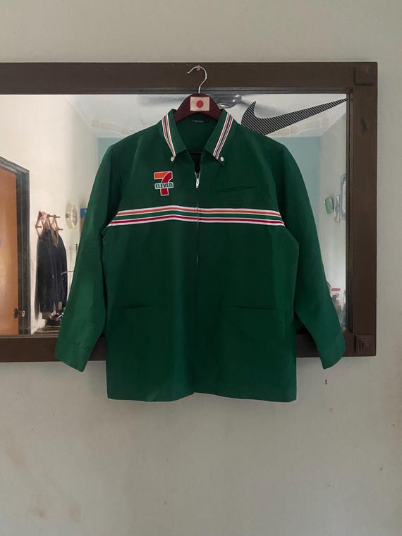 Vintage 7 Eleven Uniform Workers Zipper Shirt Size 13/M - Etsy