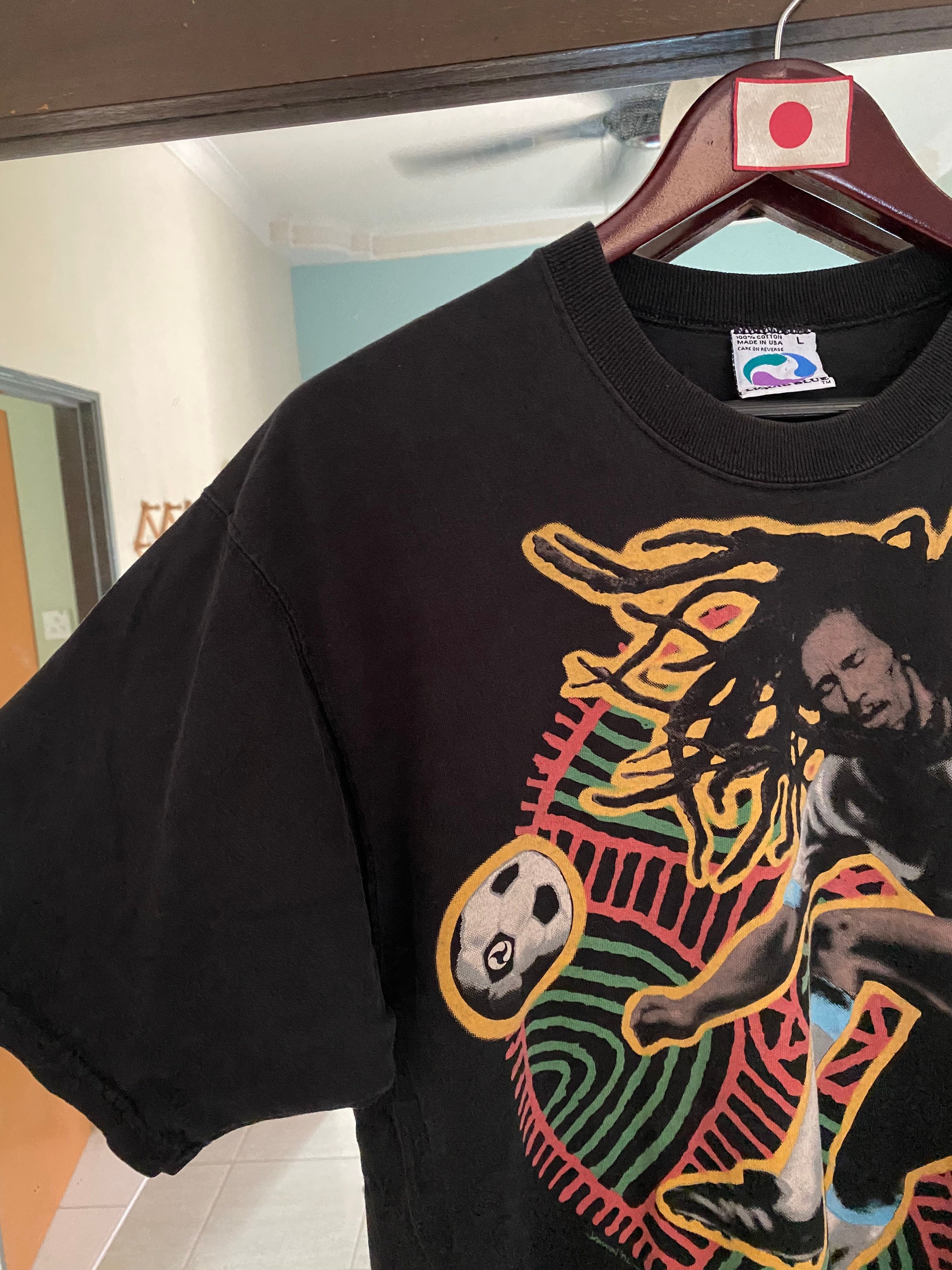 Vintage 1994 Liquid Blue Bob Marley Tshirt 90s Bob Marley - Etsy