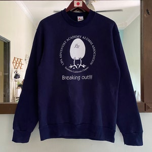 Vintage 90s Lipa Adventist Academy Alumuni Association Sweatshirt Large Size