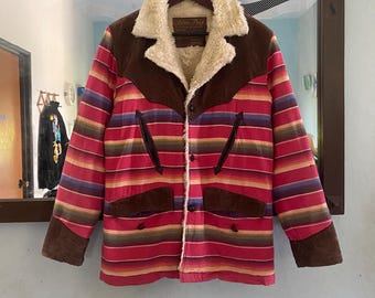 Vintage Edwin 503 Blue Trip Jacket Large Size