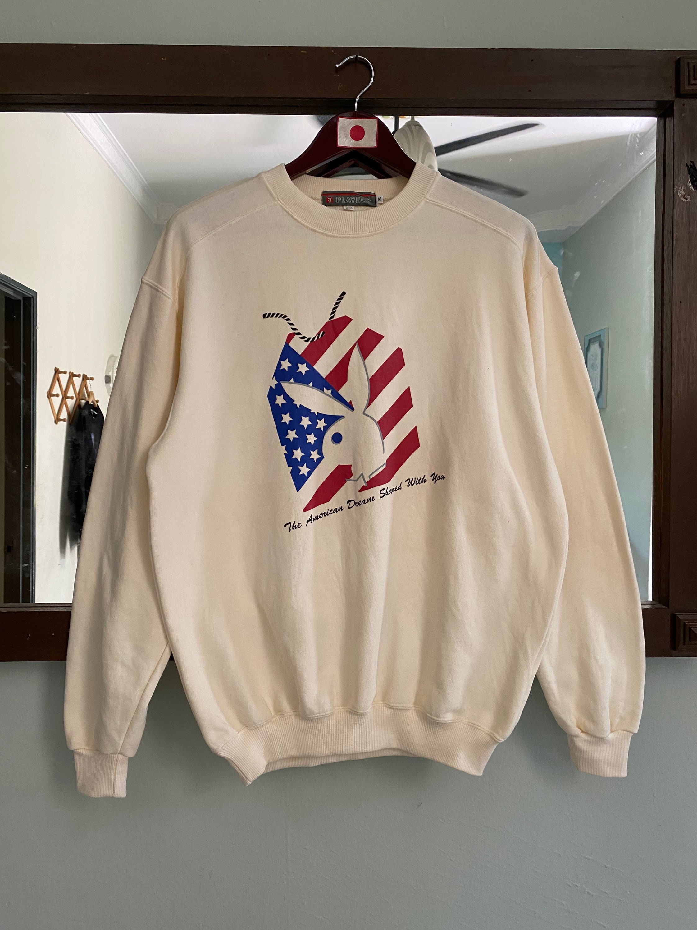 Vintage Playboy Sweatshirt Big Logo M/L 