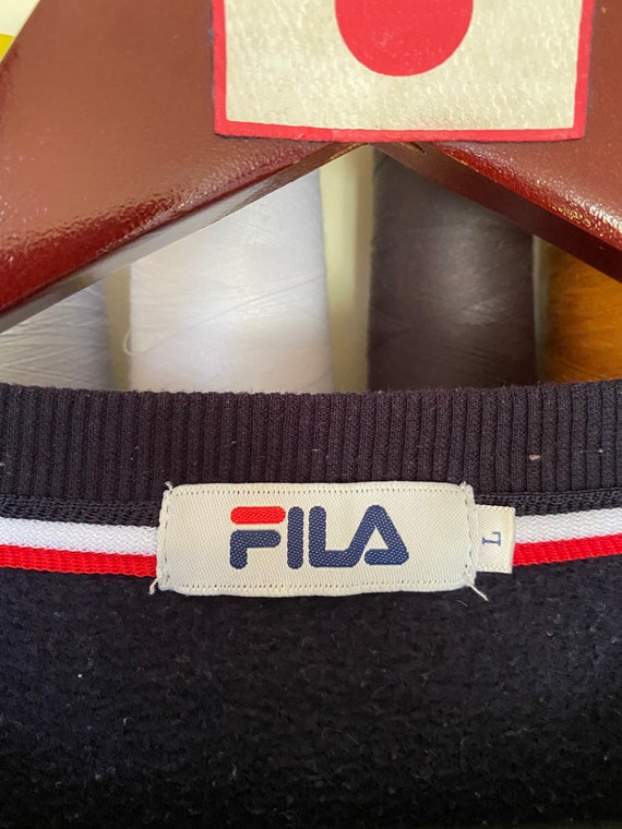 Rare Fila Biella Italia Sweatshirt Large Size Jumper - Gem