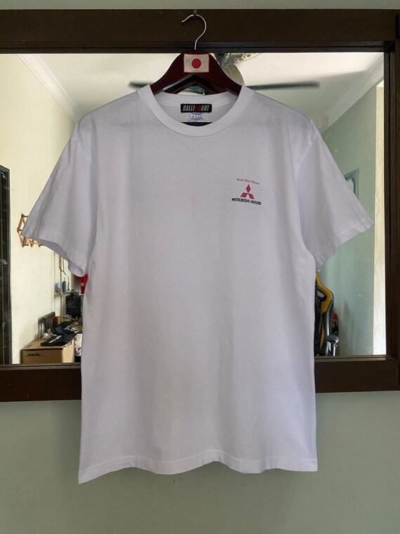 ビンテージ 三菱自動車 ラリーアート レーシング Tシャツ ラージサイズ 